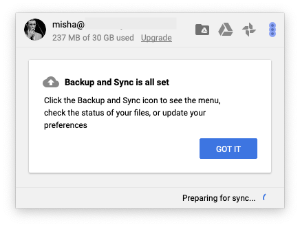 attach a google drive folder in spark email for mac